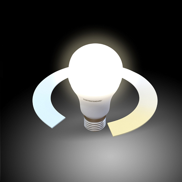 Изображение Умная светодиодная лампа Elektrostandard груша матовая E27 10W 4200/6500/3300K 4690389174254