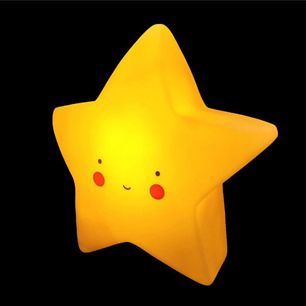 Изображение Светодиодный ночник Apeyron Звезда жёлтый 3хLR44 NL-15