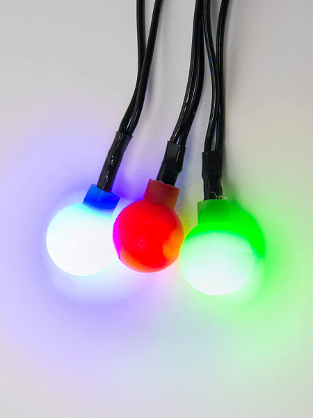 Изображение Светодиодная гирлянда Uniel разноцветные шарики (11093) разноцветный ULD-S0280-020/DGA Multi IP20 Colorballs