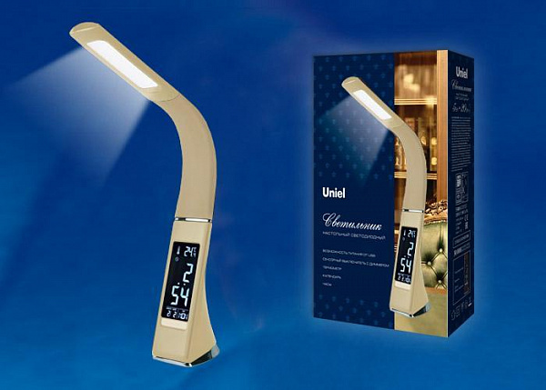 Изображение Настольная лампа (UL-00003303) Uniel TLD-542 Cream/LED/300Lm/5000K/Dimmer
