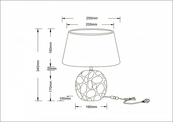 Изображение Настольная лампа Arte Lamp Poppy A4063LT-1CC