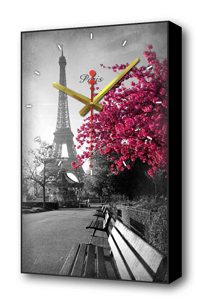 Изображение Настенные часы Осенний Париж Timebox Toplight 60х37х4см TL-C5015