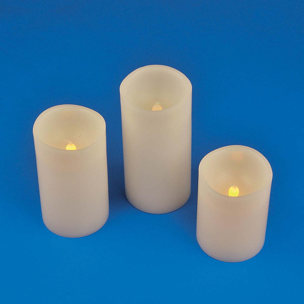 Изображение Фигурка светодиодная «Свеча» Uniel (UL-00007256) ULD-F050 Warm White Candle Set3
