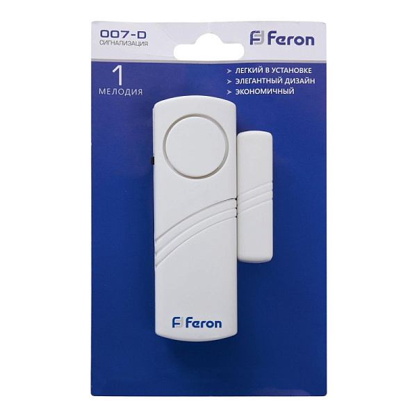 Изображение Звонок-сигнализация дверной беспроводной Feron 23602