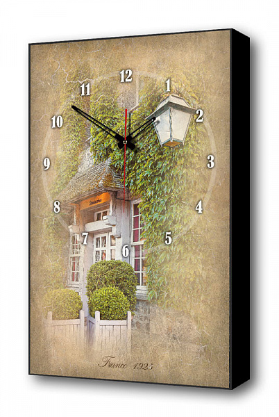 Изображение Настенные часы Французский дворик II Timebox Toplight 60х37х4см TL-C5031
