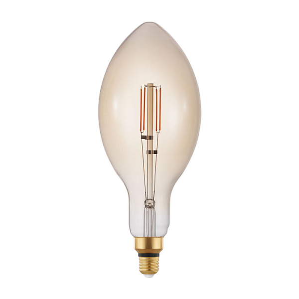 Изображение Светодиодная диммируемая лампа Eglo E27 4W 2200K свеча янтарная 12591