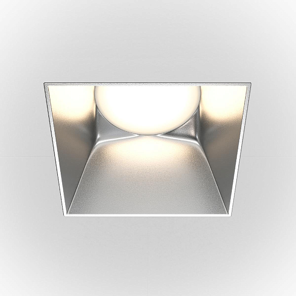 Изображение Встраиваемый светильник Maytoni Technical Share DL051-01-GU10-SQ-WS