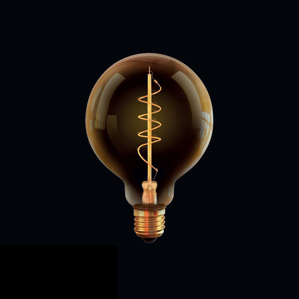 Изображение Лампа светодиодная диммируемая Voltega E27 4W 2800К шар прозрачный VG10-G95GE27warm4W-FB 7076