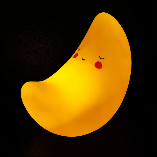 Изображение Светодиодный ночник Apeyron Месяц желтый 3хLR44 NL-16
