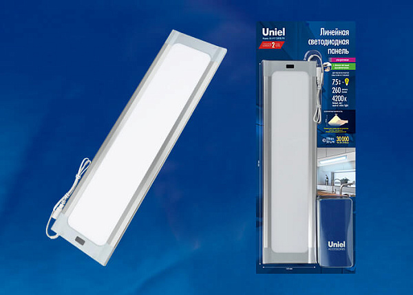Изображение Мебельный светодиодный светильник (UL-00002885) Uniel ULI-F42-7,5W/4200K/DIM Sensor IP20 Silver