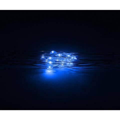 Изображение Светодиодная гирлянда Horoz Montana 4,5V голубая без мерцания 080-001-0004 HRZ00002567