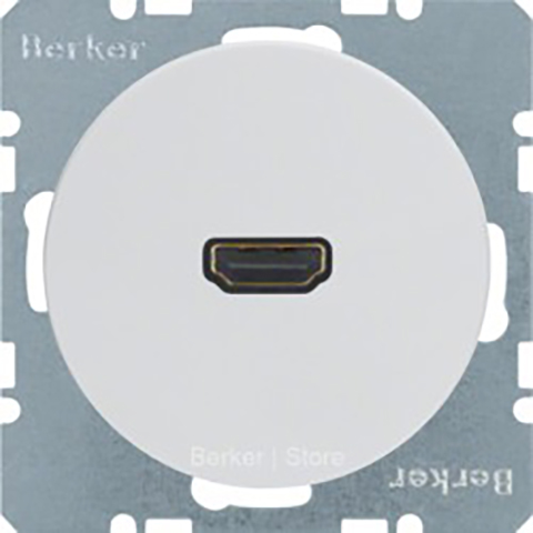 Изображение HDMI розетка, R.3, цвет: полярная белезна