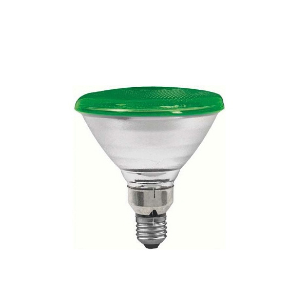 Изображение Лампа накаливания рефлекторная Paulmann PAR38 Е27 80W конус зеленый 27283