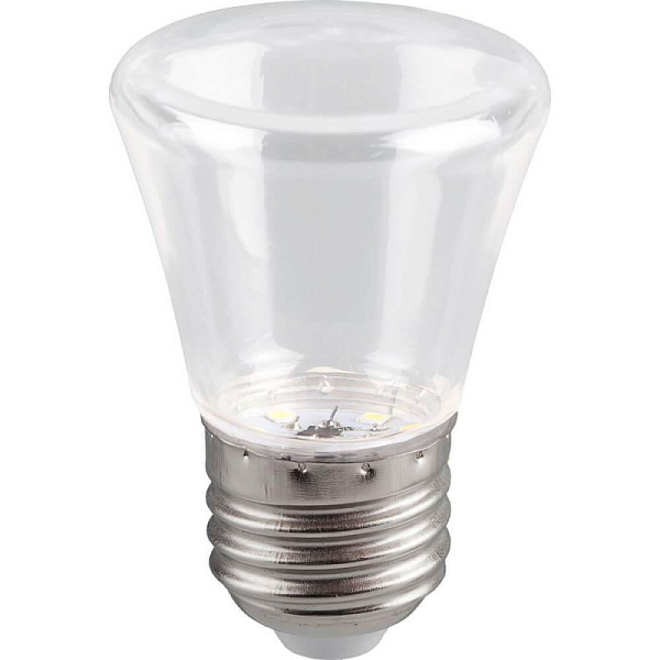 Изображение Лампа светодиодная Feron E27 1W 6400K Грибок Прозрачная LB-372 25908