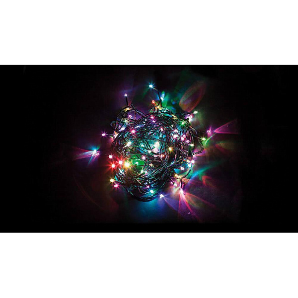 Изображение Светодиодная гирлянда Feron 10 веток 230V разноцветная с мерцанием CL92 32376