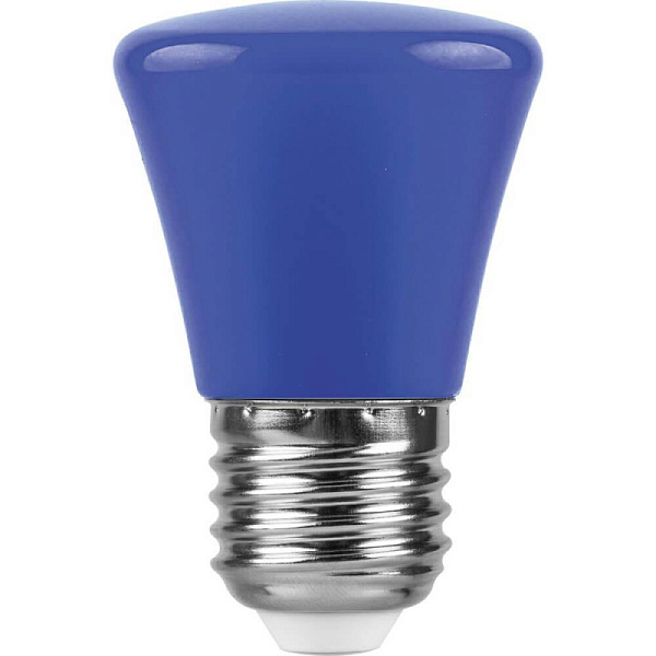 Изображение Лампа светодиодная Feron E27 1W синий Грибок Матовая LB-372 25913