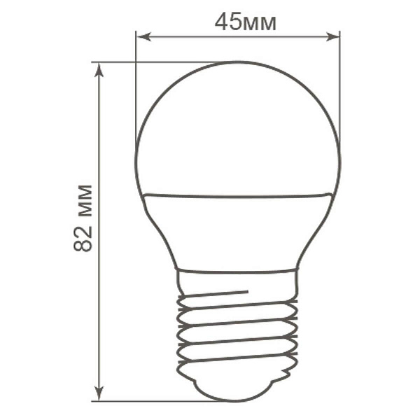 Изображение Лампа светодиодная Feron E27 5W 2700K Свеча Матовая LB-72 25764