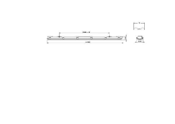 Изображение Линейный светодиодный светильник Эра SPP-101-0-002-150 Б0043659