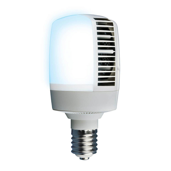 Изображение Лампа светодиодная (UL-00001812) Uniel E40 70W 6500K матовая LED-M105-70W/DW/E40/FR ALV02WH