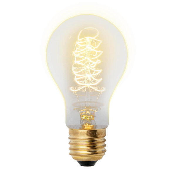 Изображение Лампа накаливания (UL-00000475) Uniel E27 40W золотистая IL-V-A60-40/GOLDEN/E27 CW01