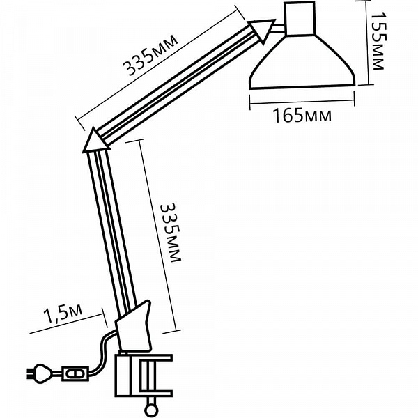 Изображение Настольная лампа (10610) Uniel TLD-524 White/LED/500Lm/4500K/Dimmer