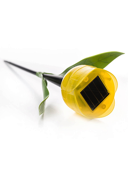 Изображение Светильник на солнечных батареях (UL-00004277) Uniel Promo USL-C-452/PT305 Yellow Tulip