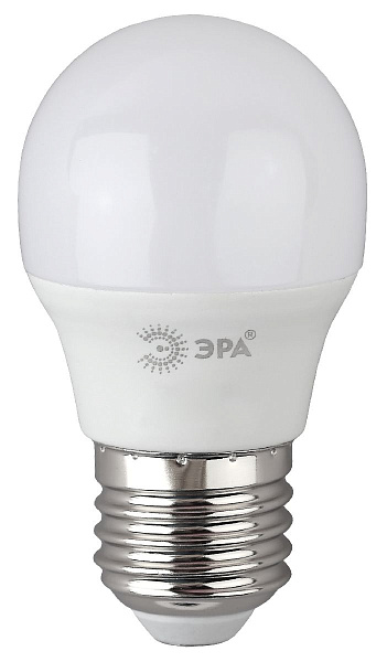 Изображение Лампа светодиодная Эра E27 6W 6500K LED P45-6W-865-E27 R Б0045357