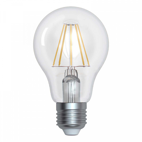 Изображение Лампа светодиодная филаментная (UL-00004868) Uniel E27 15W 3000K прозрачная LED-A70-15W/3000K/E27/CL PLS02WH