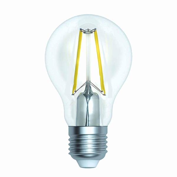 Изображение Лампа светодиодная филаментная (UL-00005850) Uniel E27 15W 4000K прозрачная LED-A60-15W/4000K/E27/CL PLS02WH