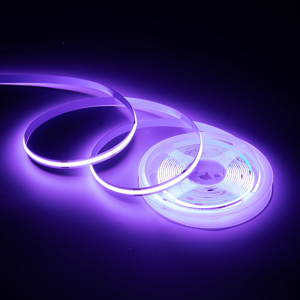 Изображение Светодиодная лента Apeyron 24В 14Вт/м COB, 512д/м IP20 5м фиолетовая 00-365