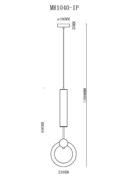 Изображение Подвесной светильник MyFar Covey MR1040-1P