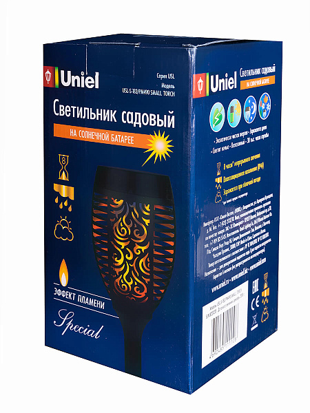 Изображение Светильник на солнечных батареях (UL-00004281) Uniel Фонари USL-S-183/PM490 Small Torch