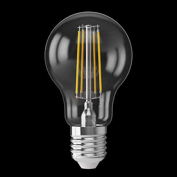 Изображение Лампа светодиодная Voltega E27 7W 4000K груша прозрачная VG10-A60E27cold7W-F 7141